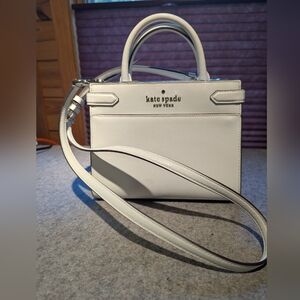 Kare Spade Staci Small Cream Satchel Bag Parchment Color